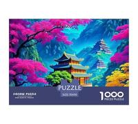 Un Paysage onirique Puzzle 1000 Pièces DIY Divertissement Puzzles Classiques Magnifique Paysage Puzzle De Qualité Supérieure Enfants Dès 14 Ans70x50cm/1000pcs