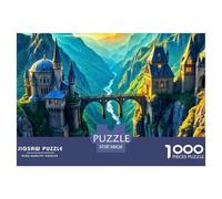 Un Paysage onirique Puzzle De 1000 Pièces pour Adultes Détente & Relaxation Magnifique Paysage Illustration Colorée Enfants Dès 14 Ans38x26cm/1000pcs