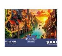 Un Paysage onirique Puzzle De 1000 Pièces pour Adultes Détente & Relaxation Magnifique Paysage Puzzle Difficile Impossible pour Adultes Enfants Dès 14 Ans38x26cm/1000pcs