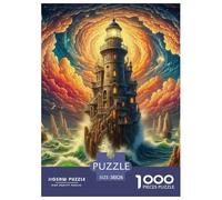 Un Paysage onirique Puzzle De 1000 Pièces pour Adultes DIY Divertissement Puzzles Classiques Magnifique Paysage Illustration Colorée Enfants Dès 14 Ans38x26cm/1000pcs