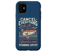 Un pêcheur annule Tout ce Que J'Ai trouvé Un Nouveau Lieu de pêche Coque pour iPhone 11