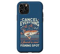Un pêcheur annule Tout ce Que J'Ai trouvé Un Nouveau Lieu de pêche Coque pour iPhone 11 Pro