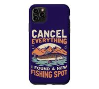 Un pêcheur annule Tout ce Que J'Ai trouvé Un Nouveau Lieu de pêche Coque pour iPhone 11 Pro Max