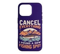 Un pêcheur annule Tout ce Que J'Ai trouvé Un Nouveau Lieu de pêche Coque pour iPhone 16 Pro