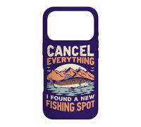 Un pêcheur annule Tout ce Que J'Ai trouvé Un Nouveau Lieu de pêche Coque pour iPhone 17 Pro