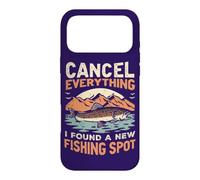 Un pêcheur annule Tout ce Que J'Ai trouvé Un Nouveau Lieu de pêche Coque pour iPhone 17 Pro Max