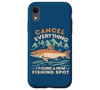 Un pêcheur annule Tout ce Que J'Ai trouvé Un Nouveau Lieu de pêche Coque pour iPhone XR