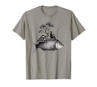 Un pêcheur pêche Un Gros Poisson sur l'arbre Poisson Pêche T-Shirt