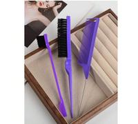 Un peigne à cheveux créatif de luxe disponible en 3 couleurs, un accessoire haut de gamme qui vaut la peine d'être possédé, faisant du peignage des cheveux une déclaration de style ABS