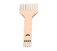 Un Peigne à Métier à Tisser en Bois, une Conception de Poignée Ergonomique, Un Hêtre Durable, Un Peigne de Tissage de Surface Brillant pour L'artisanat de Tissage, élimine les