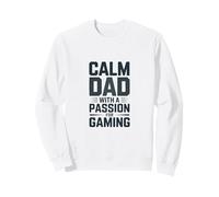 Un père Calme et passionné par Les Jeux vidéo Sweatshirt