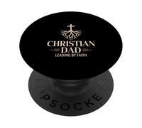 Un père chrétien Qui Dirige par la Foi PopSockets PopGrip Adhésif