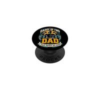 Un père de Deux Enfants comme Un père Normal, mais Deux Fois Plus Cool Que Le Meilleur Papa PopSockets PopGrip Adhésif