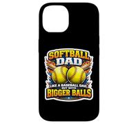 Un père de Softball Aime Le Baseball, mais avec de Plus Grosses balles, Gag Amusant Coque pour iPhone 14
