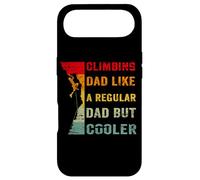 Un père grimpant comme Un Papa Ordinaire mais Un Alpiniste Plus Frais Coque pour iPhone Air