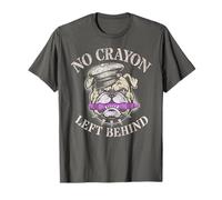 Un père Militaire du Bulldog Corps n'a Pas laissé de Crayon T-Shirt