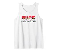 Un père Noël sudiste Sympa mais Capable de Faire Tourner la Page en Un clin d'œil Débardeur