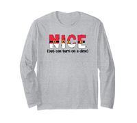 Un père Noël sudiste Sympa mais Capable de Faire Tourner la Page en Un clin d'œil Manche Longue