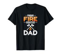 Un père Pompier Fier Hache Fire Hero T-Shirt