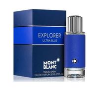 Un perfume masculino fresco con espíritu aventurero y libre Mont Blanc Explorer Ultra Blue es un perfume cítrico aromático para hom