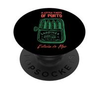 Un petit avant-goût de sardines de Porto capturées dans la nature PopSockets PopGrip Adhésif