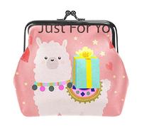Un Petit Cadeau Juste pour Vous Dessin animé alpaga Porte-Monnaie Baiser Serrure Changement Sac à Main Vintage bibelots Pochette