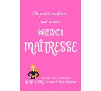 Un petit cadeau pour te dire merci maîtresse: Idée cadeau de carnet de notes personnalisable pour une super maîtresse