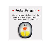 Un Petit CâLin de Pingouin de Poche, Mini Pingouin de CâLin de Poche D'Animal, Ornement SpéCial de Souvenir de Poche de Pingouin Mignon, Cadeau D'Encouragement pour les Amis, les Amoureux (1Pcs)