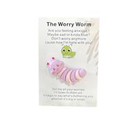 Un petit câlin de ver de poche, mini animal mignon décoration de poche câlin vers de poche anti-stress amis jouet cadeau spécial encouragement soulagement bir