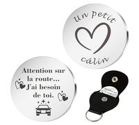 Un Petit Câlin Porte-Bonheur Cadeau Saint Valentin pour Homme et Femme - Cadeau Personnalisé pour Couple, Maman, Soeur, Amie, Collegue, Copain, Copine