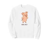 Un Petit Cochon Innocent et drôle me Demande Qui Je Sweatshirt