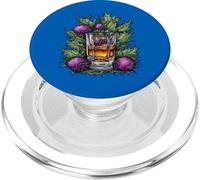 Un petit dram pour le barde d'Écosse avec chardon PopSockets PopGrip pour MagSafe