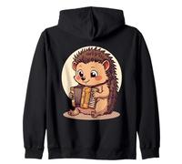 Un Petit hérisson Jouant de l’accordéon - Parfait pour l’AUT Sweat à Capuche