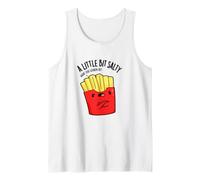 Un Petit Jeu de Mots de Frites salé Amusant Débardeur