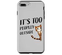 Un petit minou timide fait de petites bavardages, il y a trop de monde dehors Coque pour iPhone 7 Plus/8 Plus