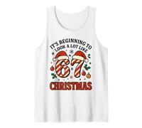 Un Peu comme Noël 67 Six Seven Funny Xmas 6-7 Brain Rot Débardeur