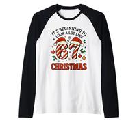 Un Peu comme Noël 67 Six Seven Funny Xmas 6-7 Brain Rot Manche Raglan