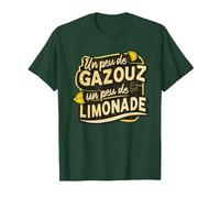 Un Peu de gazouz Un Peu de Limonade T-Shirt, Homme, Vert Forêt, XL