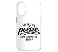 Un Peu de poésie dans ce Monde Brutal - Humour punchline Coque pour iPhone 17