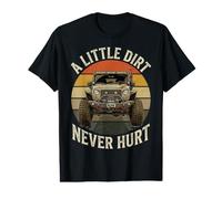 Un Peu de poussière ne Fait jamais de Mal à Un Coucher de Soleil rétro Tout-Terrain en 4x4 T-Shirt Graphique avec Valeur