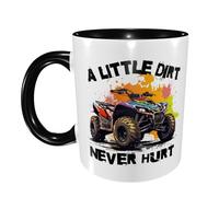 Un Peu De Saleté N'A Jamais Fait De Mal. Tasses À Thé Élégantes Tasse À Café Modernes Mug Pour Travail Cappuccino Maison 330Ml