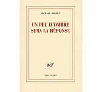 Richard Rognet – Un peu d'ombre sera la réponse – Gallimard