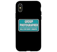 Un Photographe de Groupe s'arrêtera Toutes Les 5 Minutes pour randonner Coque pour iPhone X/XS