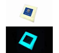Un pigment à BASE BLANCHE à ajouter en poudre luminescente, phosphorescente qui s'illumine dans le noir, Bleu Ciel, 20 gr