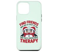 Un Pingouin Trouve des Amis Aussi Fous Que toi et tu ne Le feras jamais Coque pour iPhone 12 Pro Max
