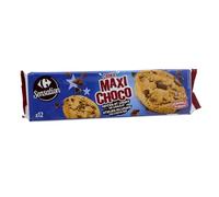 Un plaisir gourmand à chaque pause - CARREFOUR SENSATION Cookies pépites et chunks de chocolat 40%, le paquet de 12 - 225g - Lot de 4