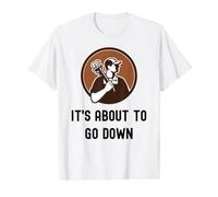 Un Plombier drôle est sur Le Point de Tomber | Funny Plumbing T-Shirt Graphique avec Valeur