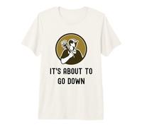 Un Plombier drôle est sur Le Point de Tomber | Funny Plumbing T-Shirt Haut de Gamme