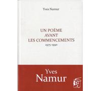 Un poeme avant les commencements