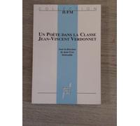 Un Poète Dans La Classe, Jean-Vincent Verdonnet